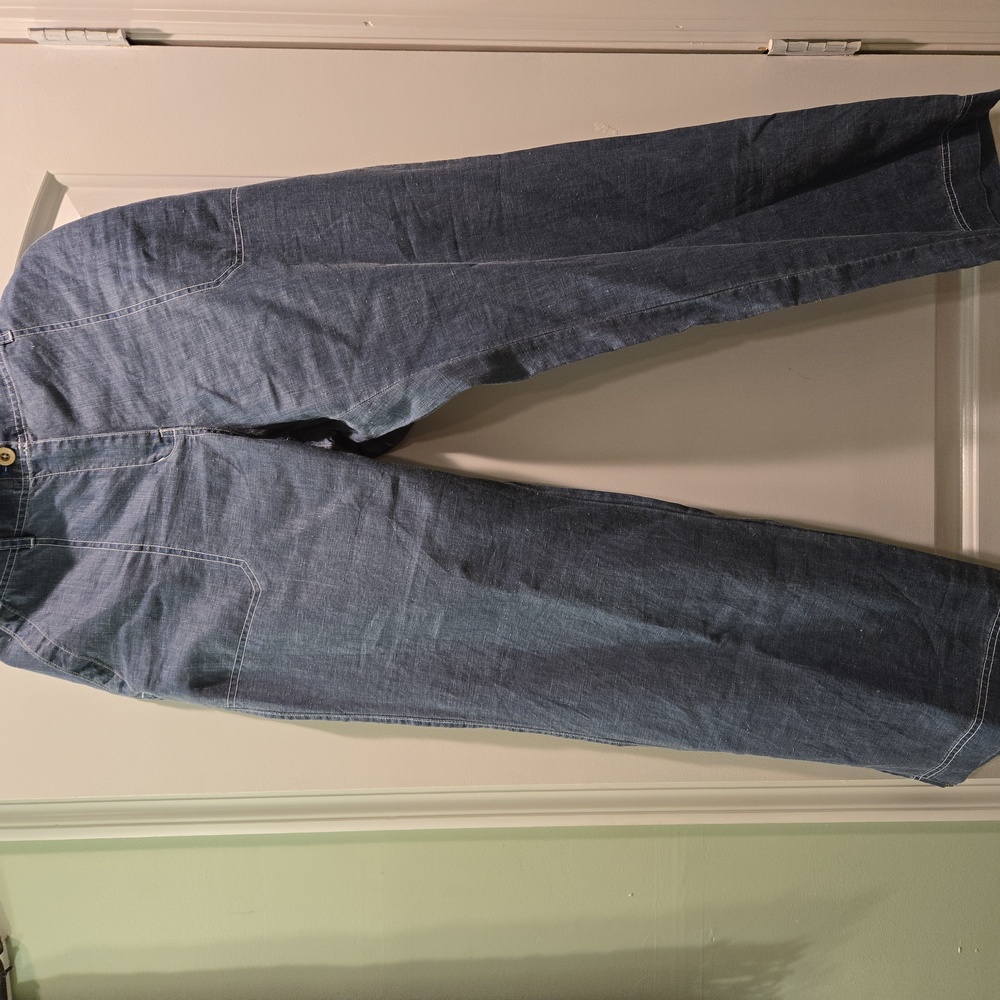 Tommy Bahama 100% Linen light jeans 👖 NWT - Picture 3 of 9